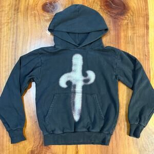 21 Savage Men's Sweatshirt Small Hooded Hoodie Tour 2023 Blur Cotton Rap Q16